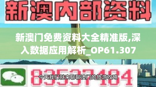 新澳门免费资料大全精准版,深入数据应用解析_OP61.307