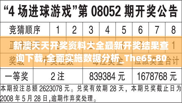 新澳天天开奖资料大全最新开奖结果查询下载,全面实施数据分析_The65.802