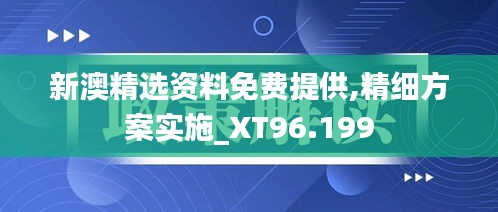 新澳精选资料免费提供,精细方案实施_XT96.199