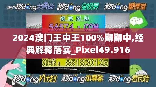 2024澳门王中王100%期期中,经典解释落实_Pixel49.916