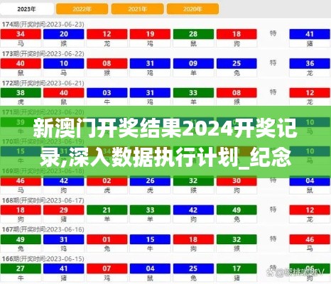 新澳门开奖结果2024开奖记录,深入数据执行计划_纪念版53.801