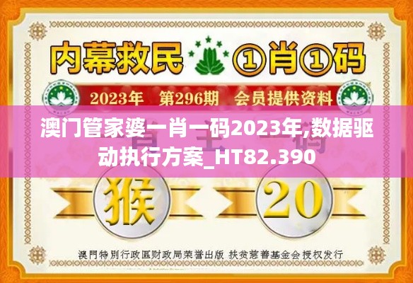 澳门管家婆一肖一码2023年,数据驱动执行方案_HT82.390