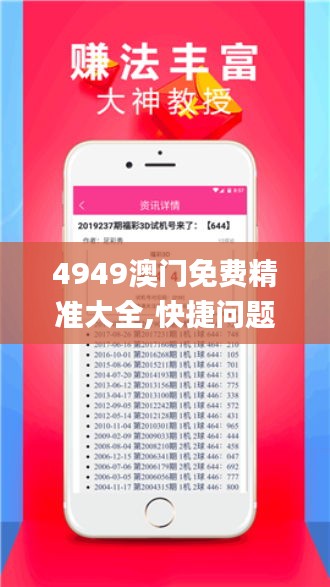 4949澳门免费精准大全,快捷问题解决指南_SP84.936