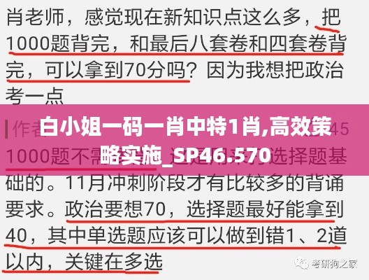 白小姐一码一肖中特1肖,高效策略实施_SP46.570