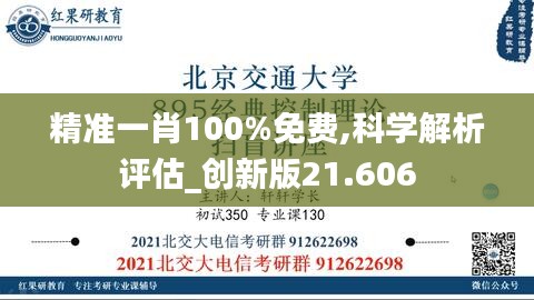 精准一肖100%免费,科学解析评估_创新版21.606