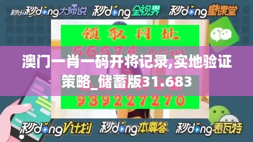 澳门一肖一码开将记录,实地验证策略_储蓄版31.683