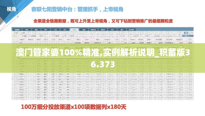 澳门管家婆100%精准,实例解析说明_积蓄版36.373