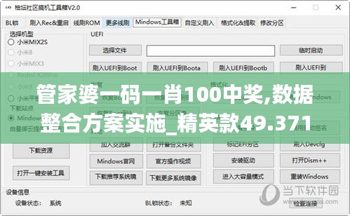 管家婆一码一肖100中奖,数据整合方案实施_精英款49.371