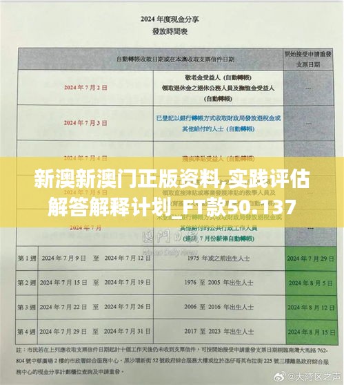 新澳新澳门正版资料,实践评估解答解释计划_FT款50.137