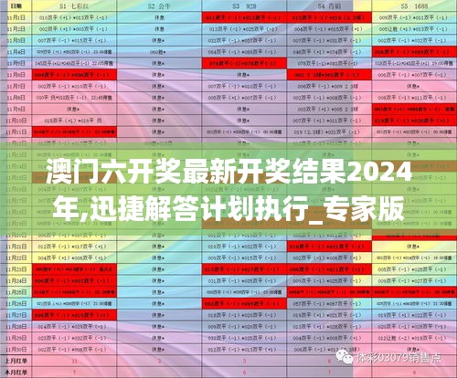 澳门六开奖最新开奖结果2024年,迅捷解答计划执行_专家版27.292