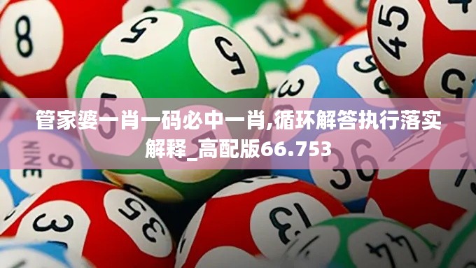 管家婆一肖一码必中一肖,循环解答执行落实解释_高配版66.753