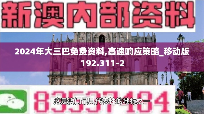 2024年大三巴免费资料,高速响应策略_移动版192.311-2