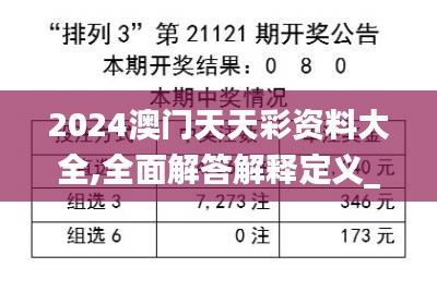 2024澳门天天彩资料大全,全面解答解释定义_专属版80.736-3