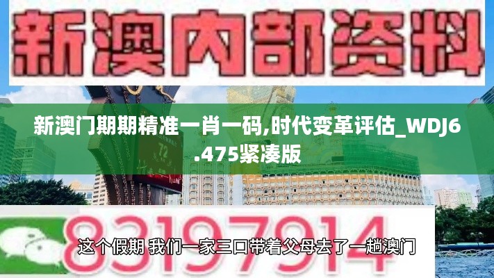 新澳门期期精准一肖一码,时代变革评估_WDJ6.475紧凑版