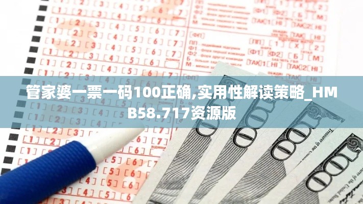 管家婆一票一码100正确,实用性解读策略_HMB58.717资源版