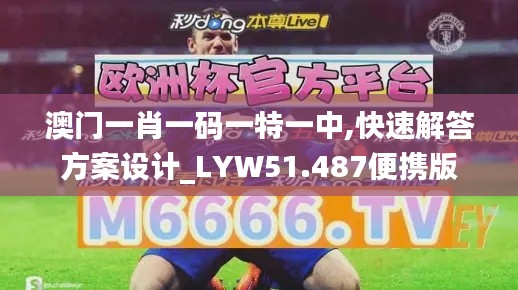 澳门一肖一码一特一中,快速解答方案设计_LYW51.487便携版