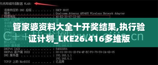 管家婆资料大全十开奖结果,执行验证计划_LKE26.416多维版