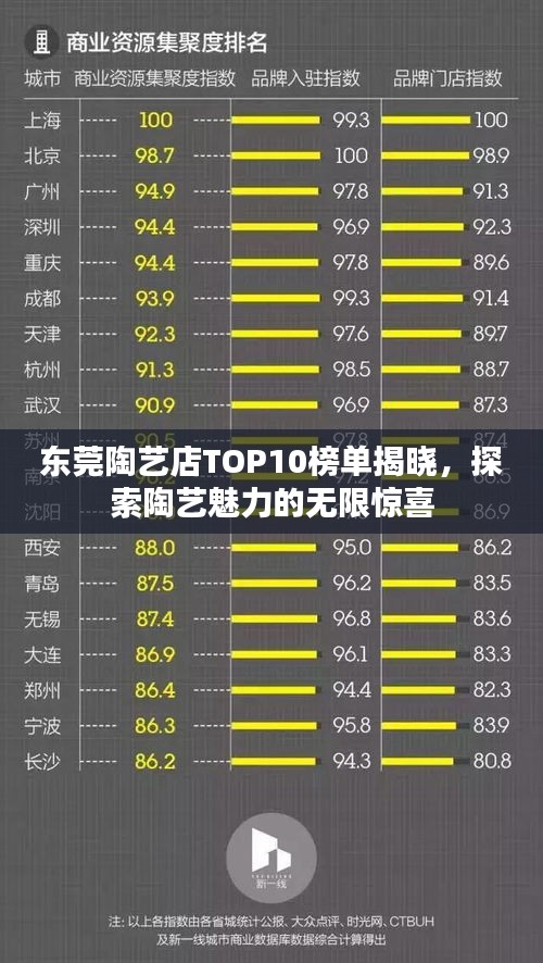 东莞陶艺店TOP10榜单揭晓，探索陶艺魅力的无限惊喜