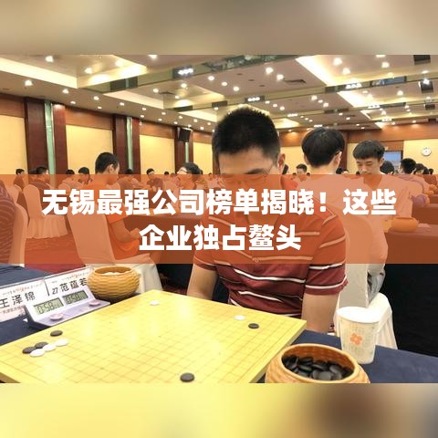 无锡最强公司榜单揭晓！这些企业独占鳌头