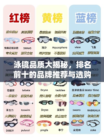 泳镜品质大揭秘，排名前十的品牌推荐与选购指南