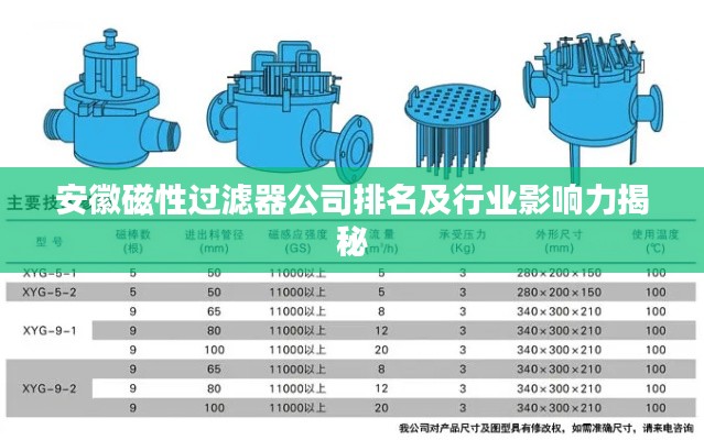 安徽磁性过滤器公司排名及行业影响力揭秘