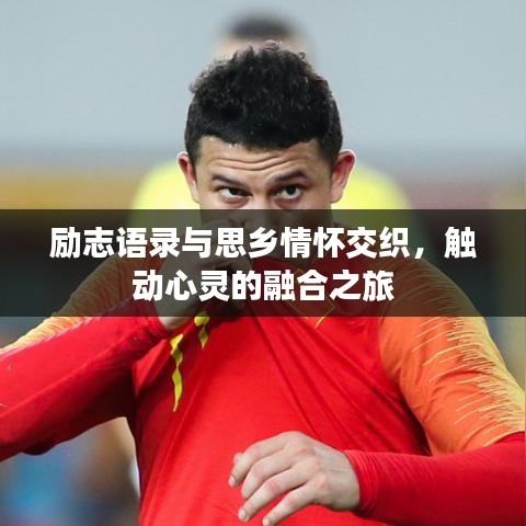 励志语录与思乡情怀交织，触动心灵的融合之旅