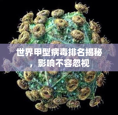世界甲型病毒排名揭秘，影响不容忽视
