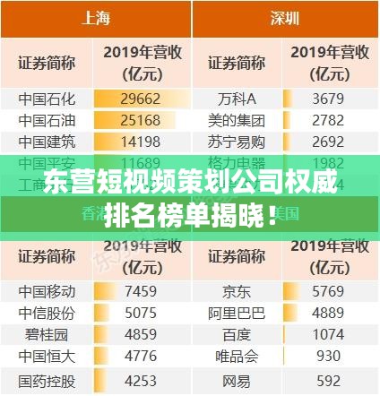 东营短视频策划公司权威排名榜单揭晓！