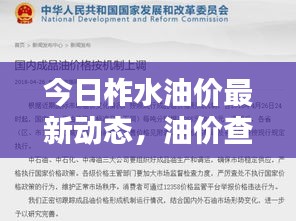 今日柞水油价最新动态，油价查询表，出行必备参考
