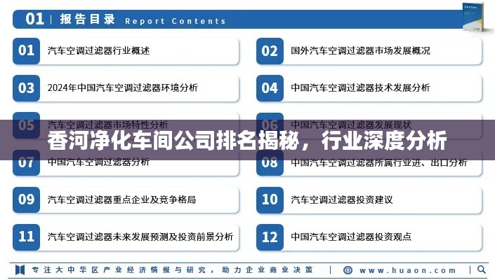 香河净化车间公司排名揭秘，行业深度分析
