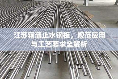 江苏箱涵止水钢板，规范应用与工艺要求全解析
